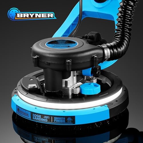 Drywall Sander, 780W Electric Drywall Sander with Vacuum Dust Collector, 7 Variable Speed 900-1800RPM, 26FT Power Cord, Wall Sander for Popcorn Ceiling, Pole Sander for Drywall