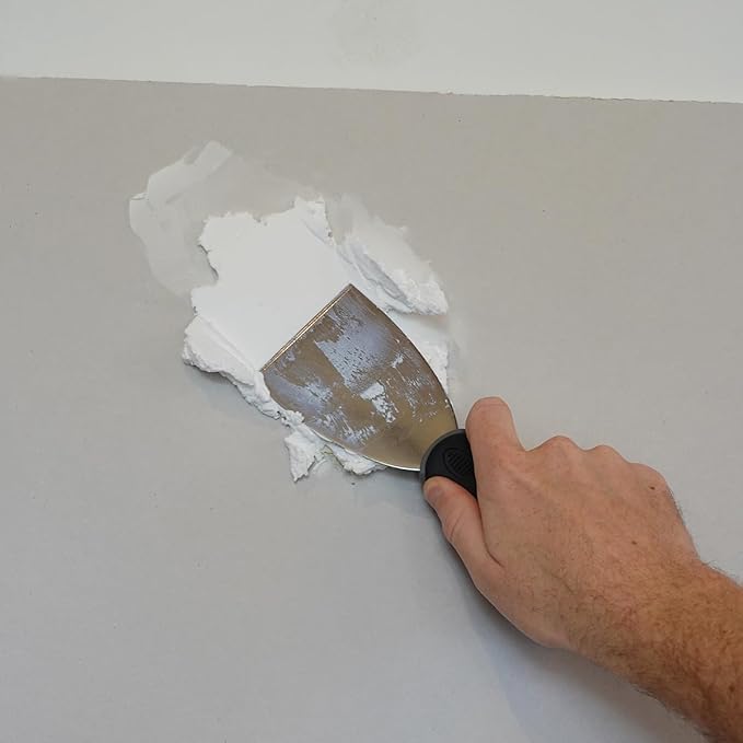 Red Devil 0548 ONETIME Lightweight Spackle Wall Repair, Spackling for Holes Drywall, 1 Pint, White, Made in USA