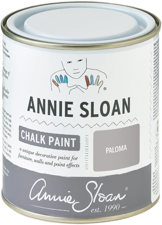 Annie Sloan Chalk Paint® (Paloma, 500 ml/16.9 Fl Oz) a unique decorative paint for furniture, cabinets and home décor with no sanding or priming