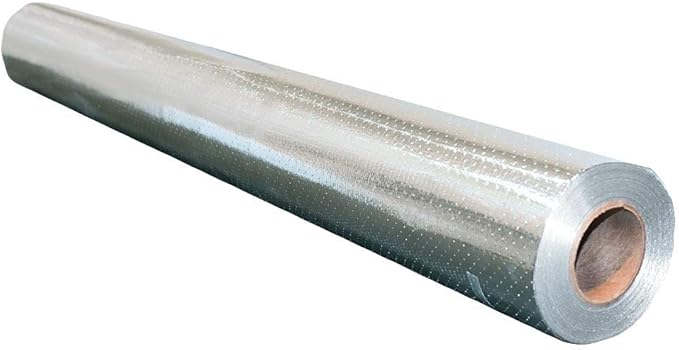 US Energy Products Radiant Barrier Insulation 1000 sqft (4ft Wide) Commercial Grade Perforated No Tear Green Energy Radiant Barrier Reflective Insulation Solar Attic Foil Roof House Wrap SCIF RIFD