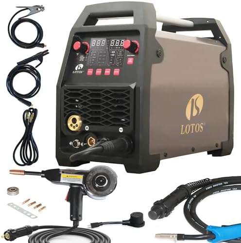 MIG180SP 180A 6-in-1 Spool Gun Aluminum MIG Welder 120/240V