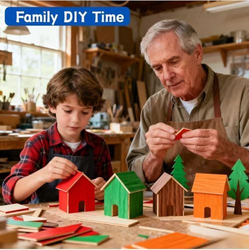 15Pk Colored Plywood 12x12x1/10in Wood for Laser Engraving