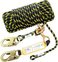 100FT Rope Harness Safety Lanyard, Roofing Fall Protection Rope