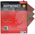 INDASA Rhynowet Red Line Wet Dry Sanding Sheets 9 x 11 Inch 1200 Grit Waterproof Latex Backing Abrasive Paper for Wood Metal Automotive Surface Prep Pack of 50