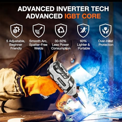 Sakerplus Portable Welding Machine, Handheld Welder Machine 110V