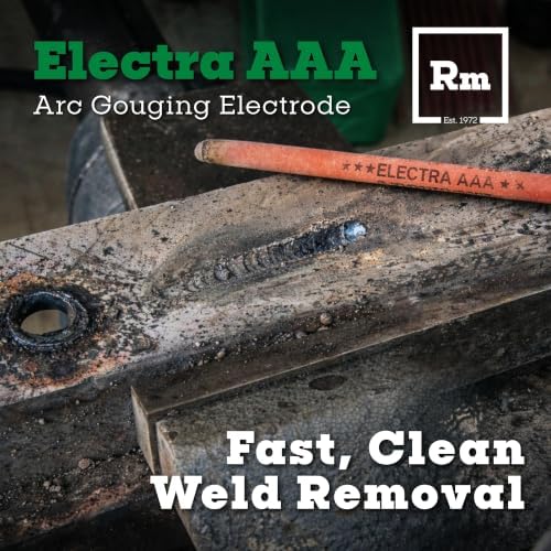 Rockmount Electra AAA Welding Electrode: 5/32" Dia., Arc Gouging, Cutting, And Piercing - 11 lbs