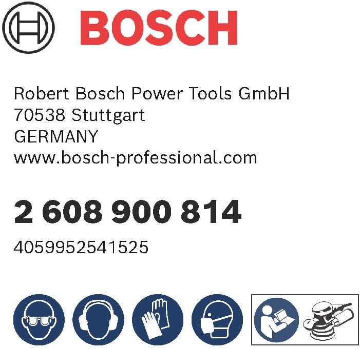 Bosch Professional 5x Expert C470 Sandpaper (for Hardwood, Paint on wood, Ø 150 mm, Grit 60, Accessories Random Orbital Sander)