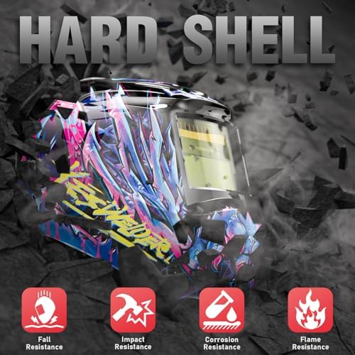 YESWELDER Auto Darkening Welding Helmet 1/1/1/1 True Color, LYG-L600A