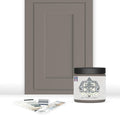 ALL-IN-ONE Paint by Heirloom Traditions, Stonehenge (Mid-tone Neutral Taupe), 8oz Sample - Durable cabinet and furniture paint. Built in primer and top coat, no sanding needed. Includes our 30