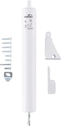 Wright Products Heavy-Duty Pneumatic Storm Door Closer – Durable, Adjustable, Quiet-Closing with Hold-Open Feature (Transitional, White)