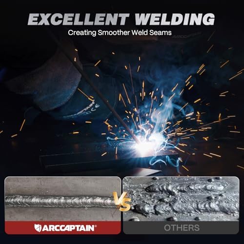 ARCCAPTAIN 250A Stick Welder, 230V MMA/Lift TIG Welding Machine 10PCS Rods