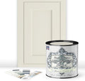 ALL-IN-ONE Paint by Heirloom Traditions, Manor House (Creamy Warm White), Quart - Durable cabinet and furniture paint. Built in primer and top coat, no sanding needed. Includes our 30 featured color