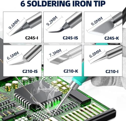 SUGON T66 230W 2-in-1 Soldering Station with 210/245 Soldering Iron Tips
