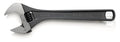 Adjustable Wrench Maximum Capacity 1/2" Black Industrial 4"