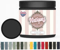 Vintiques Chalk & Mineral Paint, Licorice, 8oz - Matte Finish- Easy Application for DIY Projects - Furniture, Wood, Metal, Home Decor and More - includes color card