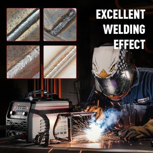 ANDELI 135A Flux Core MIG Welder, 110V Gasless MIG/Lift TIG/Stick 3-in-1