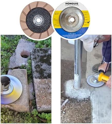 5" Ceramic Bond Diamond Cup Wheel for Concrete, 5/8-11, 200 Grit