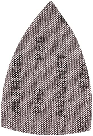 Mirka Abranet Delta 4x6 in 80 Grit Mesh Sanding Sheets Hook & Loop, 50 Pack