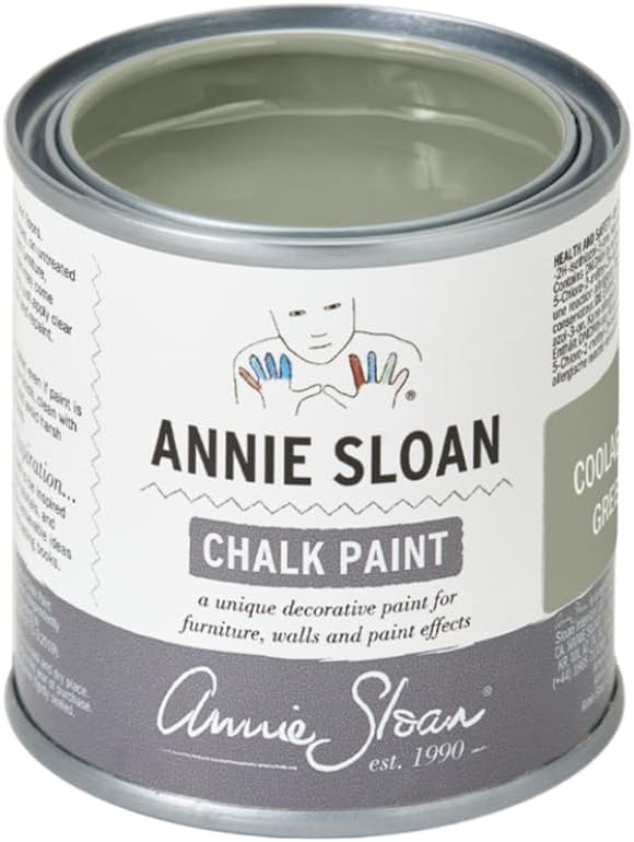 Annie Sloan Chalk Paint® (Coolabah Green, 120 ml/4.06 Fl Oz) a unique decorative paint for furniture, cabinets and home décor with no sanding or priming