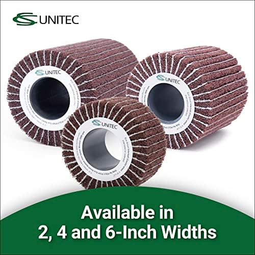 CS Unitec 47301 PTX Interleaf Combi Wheel, 60 Grit, 4" Diameter x 2" Wide