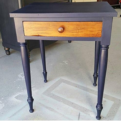 Renaissance Chalk Finish Paint - Black Indigo 1 Pint (16oz) - Chalk Furniture & Cabinet Paint - Non Toxic, Eco-Friendly, Superior Coverage