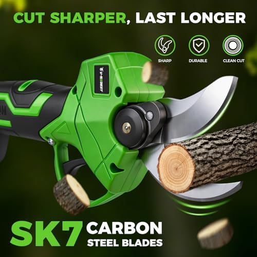 4-in-1 Electric Pole Saw&Pruning Shear Combo, 6" Pole Saw for Tree Trimming