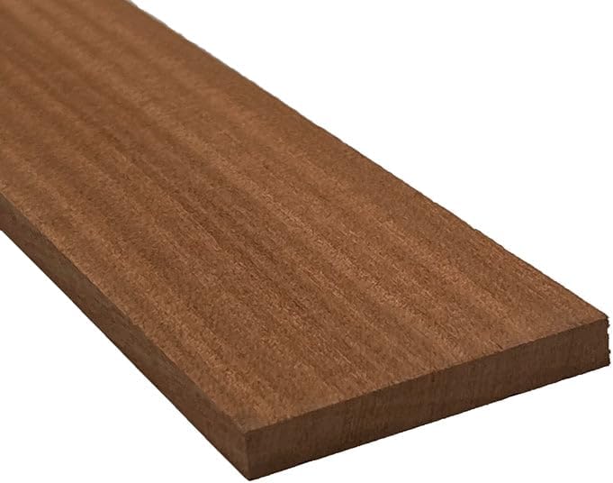 Sapele Thin Stock Lumber Boards Wood Crafts 3/8" x 1 1/2" x 16"