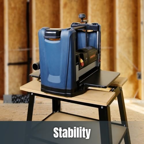 POWERTEC Tool Stand, MDF Split Top Expands to 20"x25", 32" Work Height Power Tool Stand for Drill Press, Belt Sander, Bench Grinder, Band Saw, Scroll saw, and Planer (UT1002)