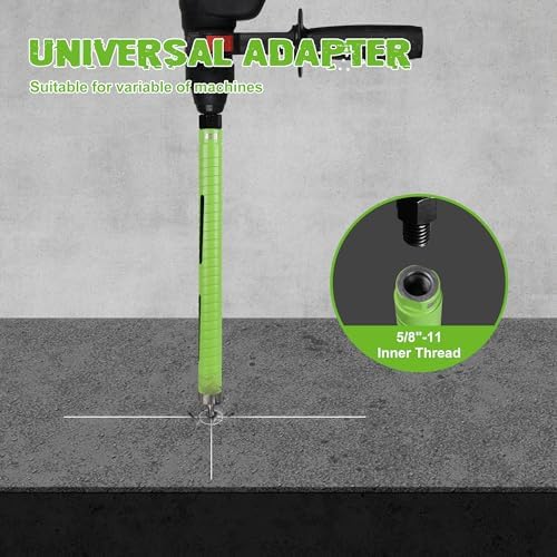 1 1/8 Inch Dry Core Drill Bit with Pilot Bit and 2 Pcs Adapters