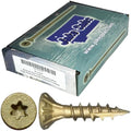 8 x 3/4" Bronze Coated Exterior Coated - ACQ Compatible Multipurpose Wood Screw -Torx/Star Drive Flat Head - 5 POUNDS - 1905 Screws