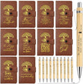Spakon 20 Pcs Christian Prayer Journals with Pens, English Tree of Life