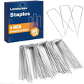 Whonline 560 Pack Landscape Staples 4 Inch, 12 Gauge Garden Staples