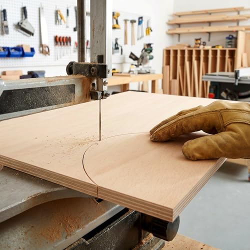 6 Pack 12x16 Inch Baltic Birch Plywood, 1/2 Thick Unfinished Plywood Sheets Rectangle Laser Engraving Wood Panels for Crafts, DIY Projects, Christmas Decor