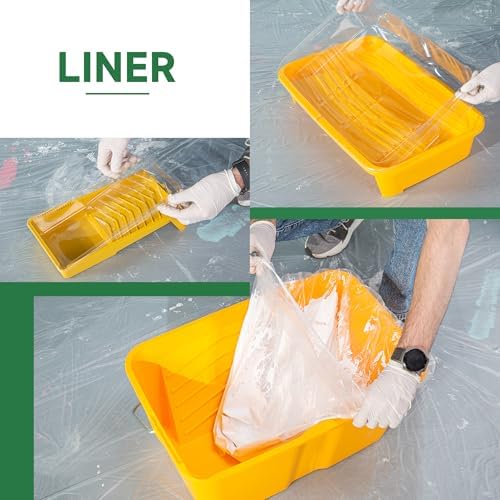 VOOMEY 28PCS 18 Inch Paint Roller Kit, Large Roller with Extension Pole