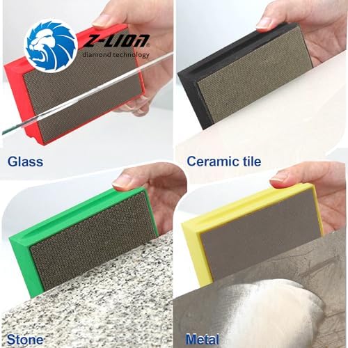 Z-Lion Diamond Hand Polishing Pads Electroplated Grit 200 for Glass Stone