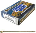Jake Sales #10 X 6 Gold Star Wood Screw Torx/Star Drive Flat Head (5 Pound CASE ~1,485 Screws) - Multipurpose Torx/Star Drive Wood Screws