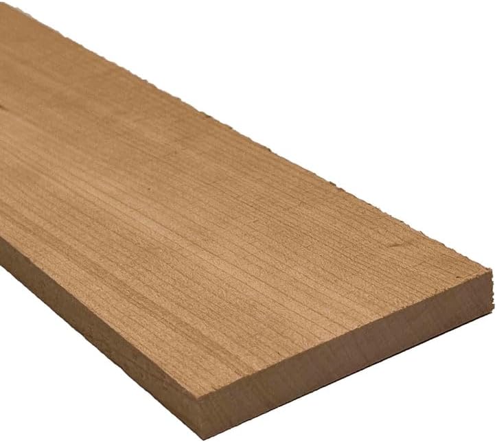 Exotic Wood Zone's Exotic Wood Zone's Cherry Thin Stock Lumber Boards Wood Crafts 1/2" x 3" x 24"(1 Piece)