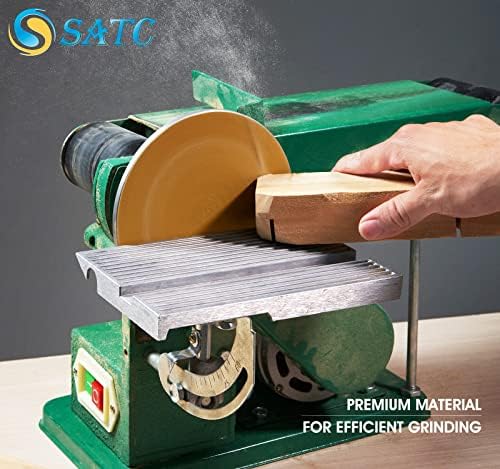 S SATC 100 PCS PSA Sanding Discs, 60 Grit Sandpaper Roll 6 Inch Adhesive Backed Sandpaper Sander Attachment for Drill Aluminum Oxide Round Automotive Sandpaper with Sticky Back