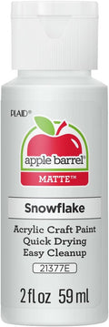 Apple Barrel Acrylic Paint in Assorted Colors (2 oz), 21377, Snowflake