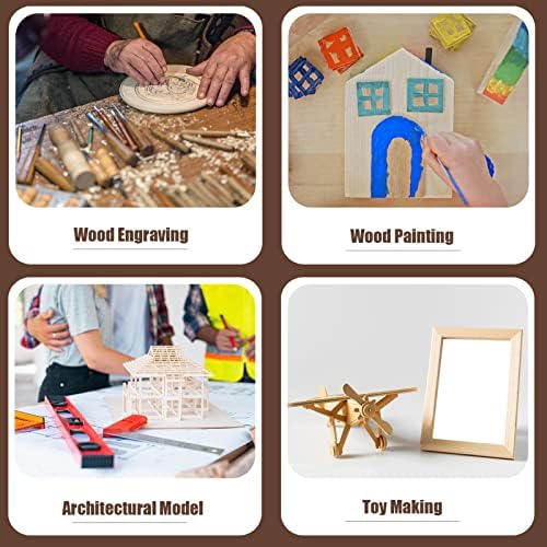 12 Pack Basswood Sheets for Crafts 12 x 4 x 1/8 Inch-3 mm Thick Unfinished Plywood Sheets Thin Craft Wood Sheets Boards for Drawing,Painting, Wood Engraving, Wood Burning,DIY Laser Cutting Projects