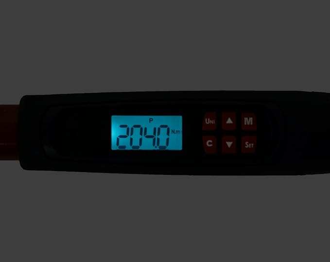ARES 43000 3/8-Inch Drive Electronic Digital Torque Wrench | 7.4-99.6 ft/lbs (10-135Nm); Reversible Sealed Head; Multi-Alert System Prevents Over-Torquing