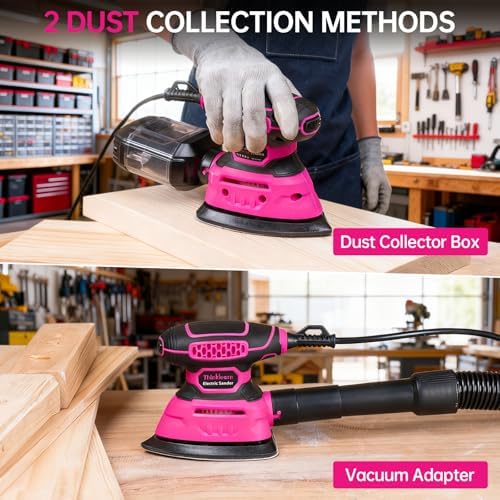 THINKLEARN Detail Sander, 13000 OPM Compact Electric Sander Tool