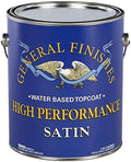 General Finishes High Performance Water Based Topcoat, 1 Gallon, Satin