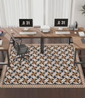 chakme Office Chair Mat for Hardwood Floor, 72"x48" Easy Glide Computer Desk Mat Protector for Rolling Chair Under Desk Rug Nonslip Backing, Machine Wash, (Plaid)