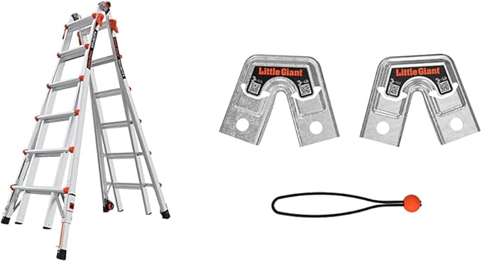 Little Giant 15426-801 Velocity 26 Type IA Multi-Position Aluminum Ladder with Trestle Bracket