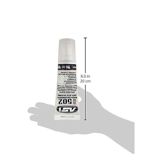 Silicone Sealant 100% RTV - 2.8 oz Squeeze Tube -Clear-