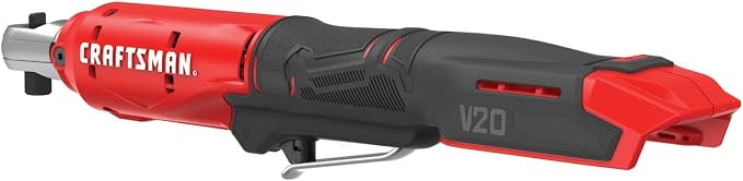 CRAFTSMAN V20 Cordless Ratchet Wrench, 3/8 inch Drive, 300 RPM, up to 35 ft-lbs of Torque, Bare Tool Only (CMCF930B)