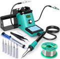 YIHUA 926 III Soldering Iron Station Kit with 12-IN-1 Helping Hands, Solder Dispenser, Lead-Free Solder, 6 Soldering Tips, Desoldering Pump