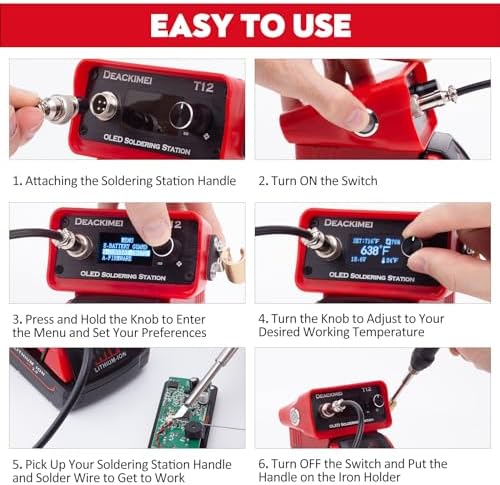 Soldering Station for Milwaukee M18 18V Battery,Cordless Soldering Iron Kit