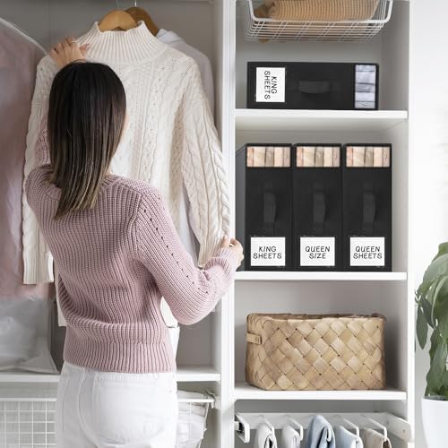 StorageTastic Bed Sheet Closet Organizers and Storage Under Bed Storage